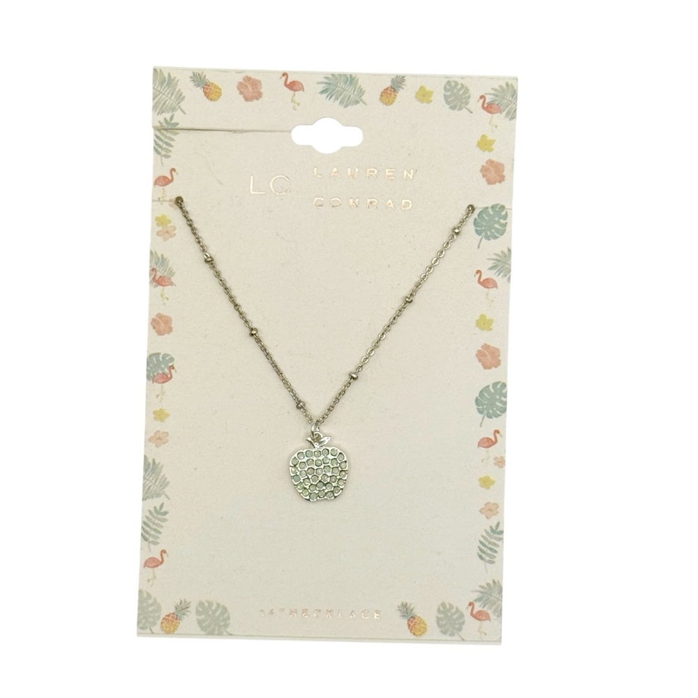 Lauren Conrad Apple Rhinestone‎ Necklace